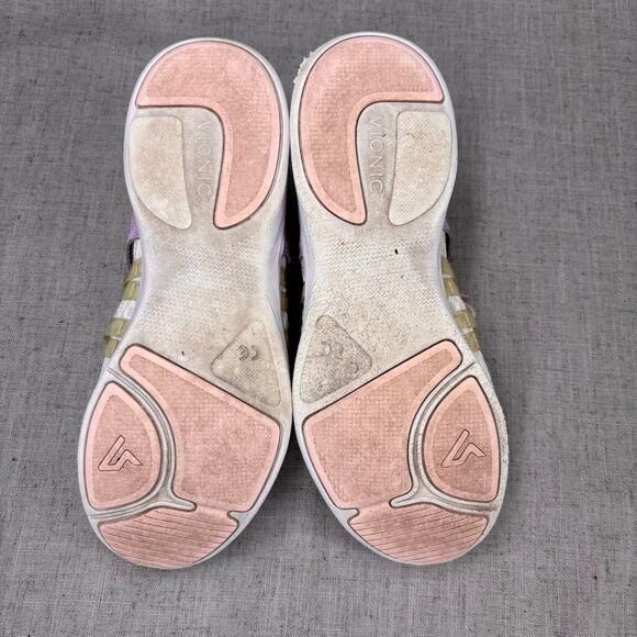 Vionic Adore Sneakers White Purple Mesh Pull On Slip On Shoes Women's‎ Size 7 - Picture 8 of 11